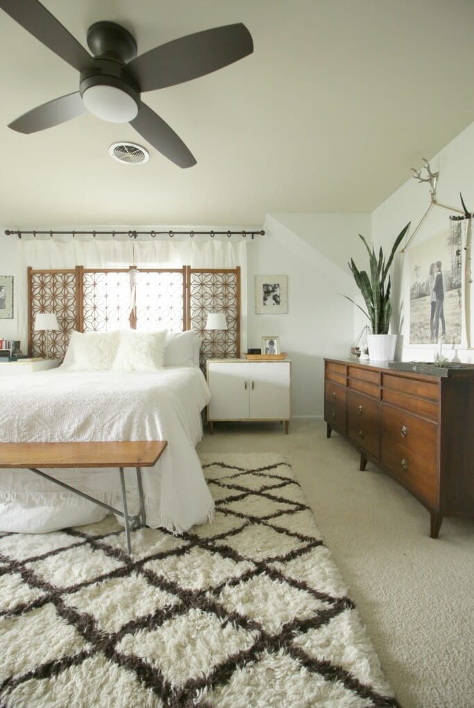 New Ceiling Fan in the Master Bedroom - Cassie Bustamante
