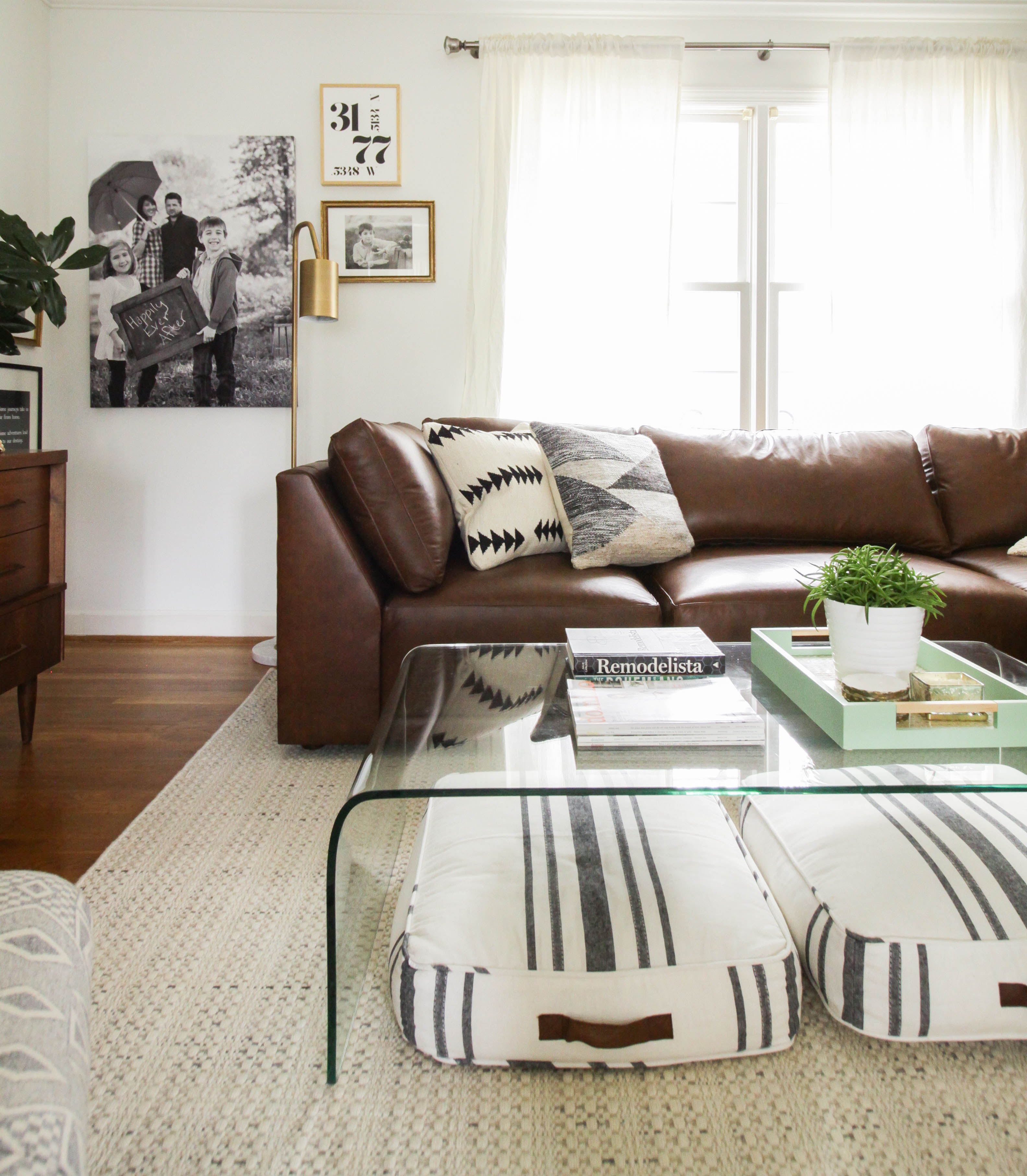 Living Room Progress With Bassett, Bassett Leather Sofas